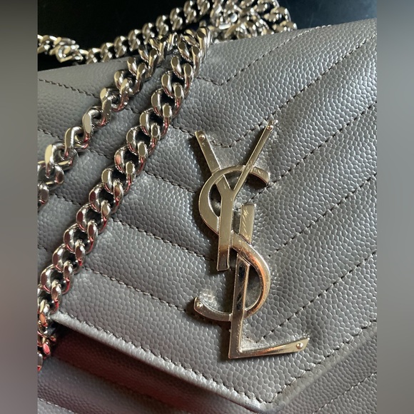 YSL shoulder bag in grey - Picture 2 of 7
